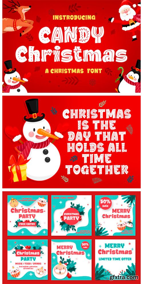 Candy Christmas Font