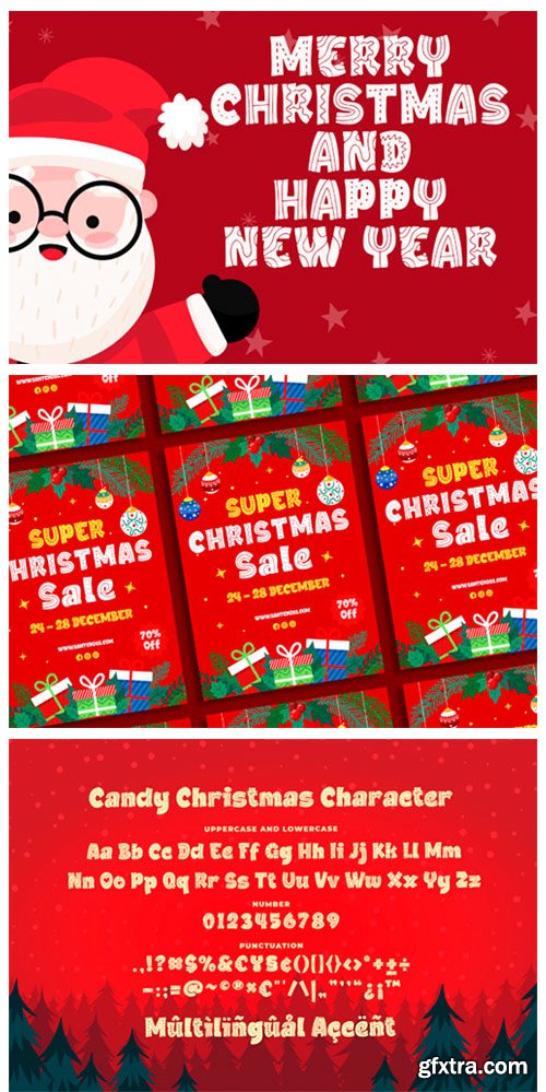 Candy Christmas Font