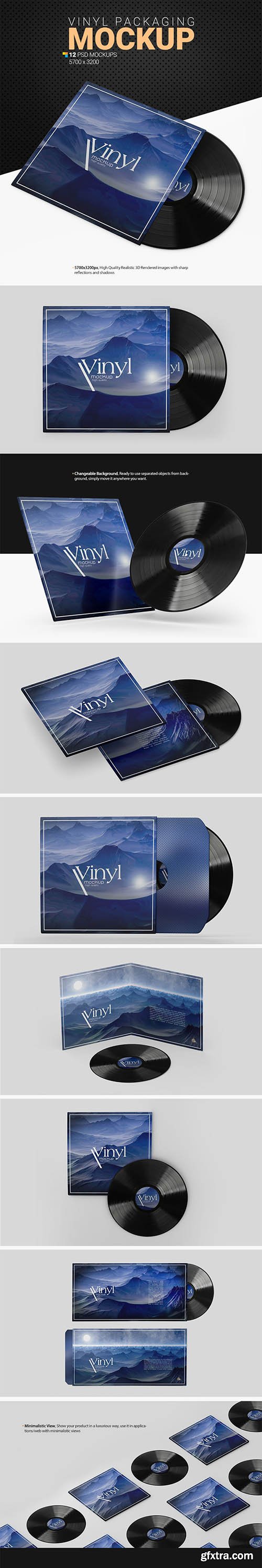 Vinyl Record Mockup