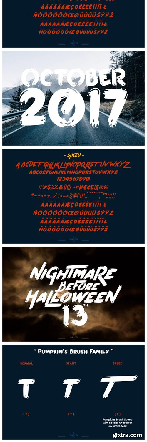 Pumpkin&rsquo;s Brush Font