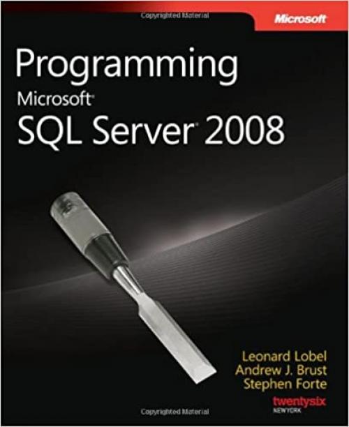  Programming Microsoft® SQL Server® 2008 (PRO-Developer) 