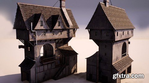 Old House Creation for Game in Blender & Substance Designer