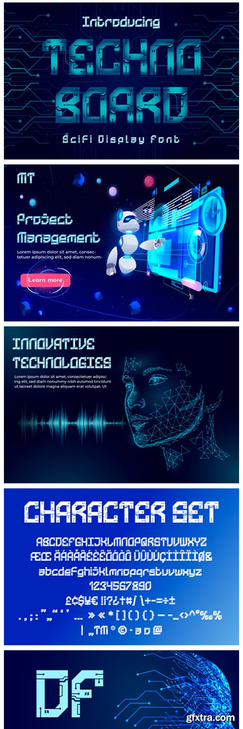 Technoboard Font