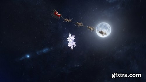 Videohive - Christmas Snowflake Intro - 29640932