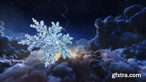 Videohive - Christmas Snowflake Intro - 29640932
