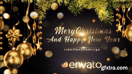 Videohive - Golden Christmas Wishes 4K - 29651275