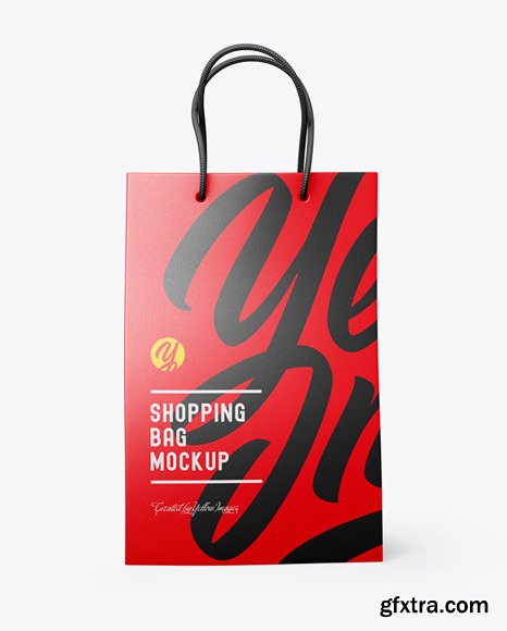 Leather Shopping Bag With Handles mockup 72478