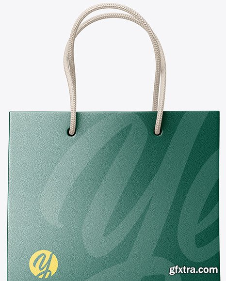 Leather Shopping Bag With Handles mockup 72478