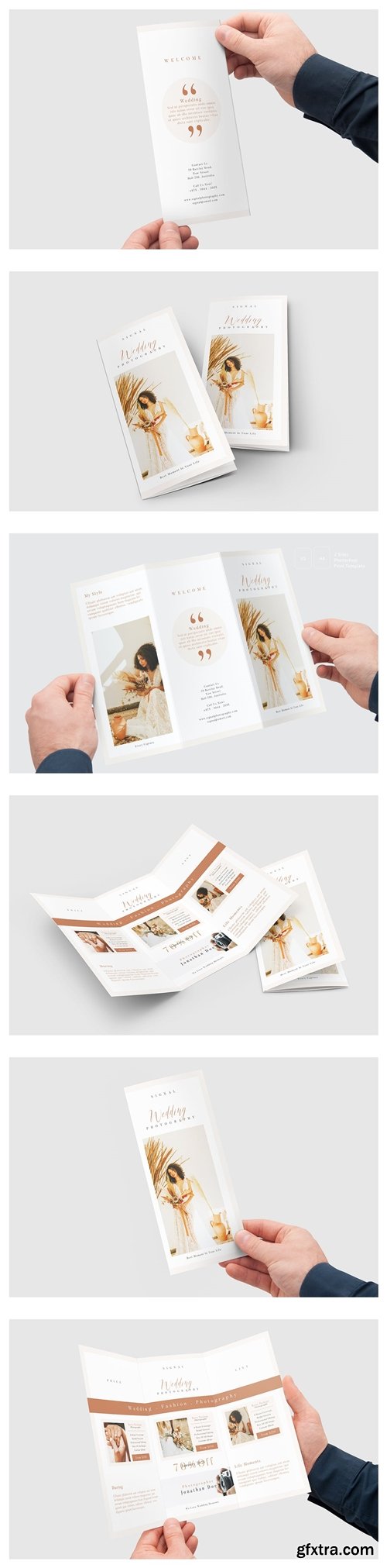 Wedding Photography Price List Trifold Brochure