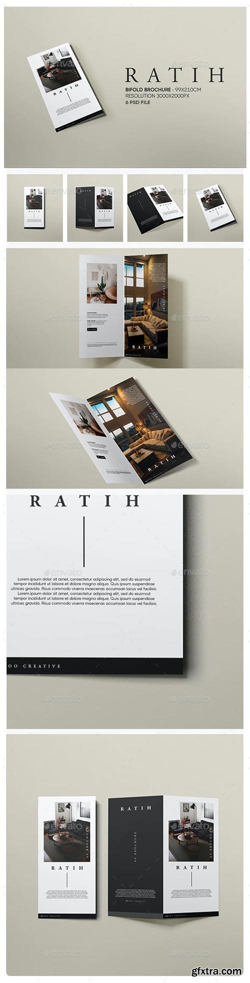 GraphicRiver - Ratih - DL Bifold Brochure Mockup - 29384754