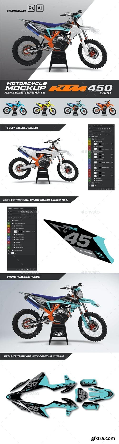 GraphicRiver - KTM 450 Mockup - 29401075