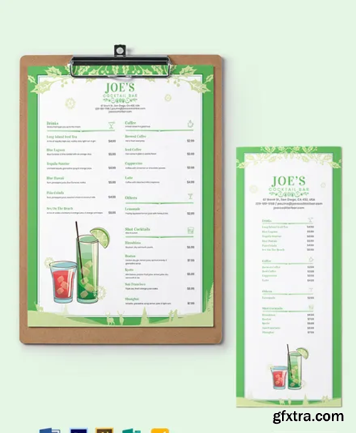 Christmas-Cocktail-Menu-Template