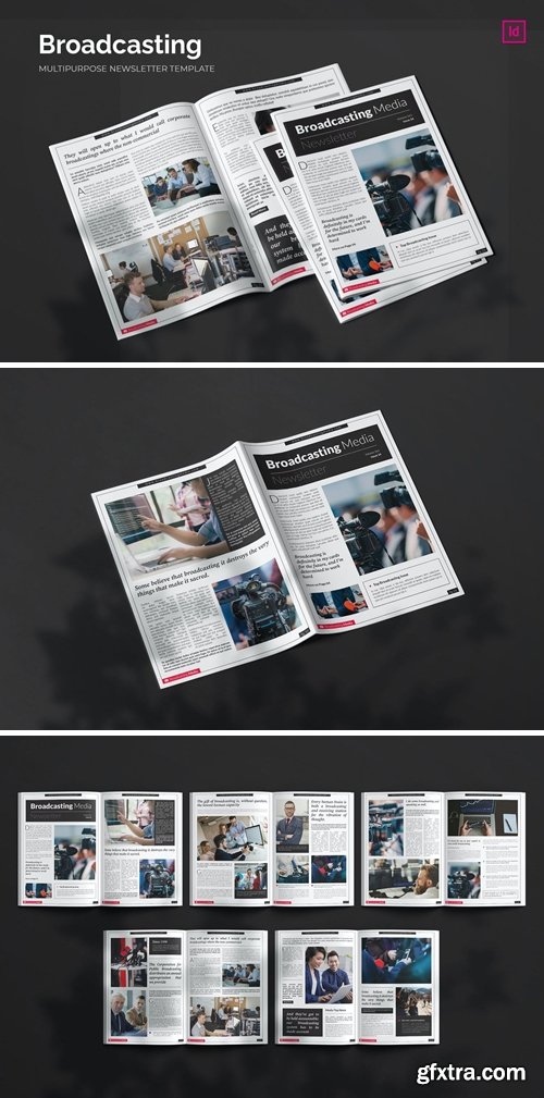 Broadcasting Media - Newsletter Template