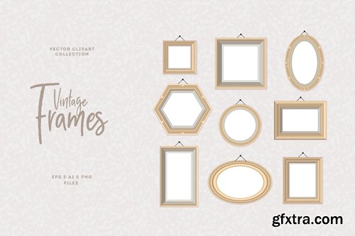 Golden Vintage Frames Collection