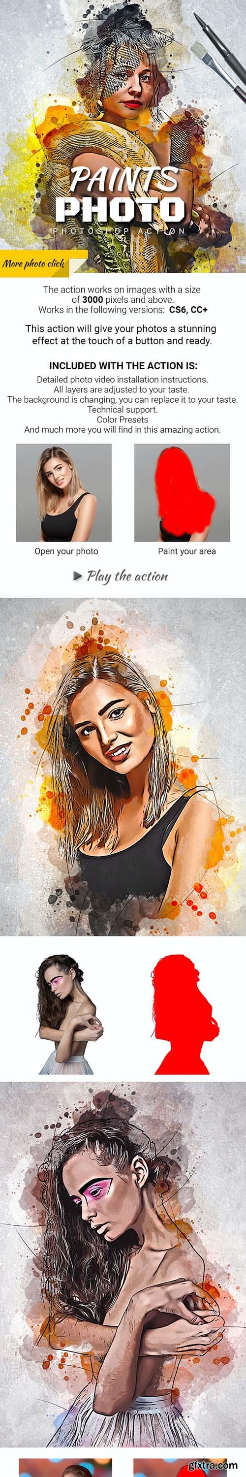 GraphicRiver - Photo Paints Photoshop Action 29464263