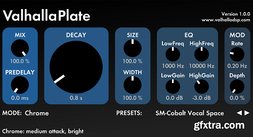 Valhalla DSP Valhalla Plate v1.6.8