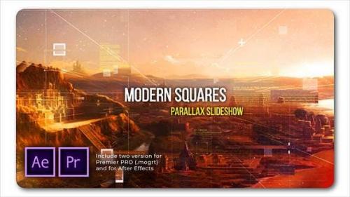 Videohive - Modern Squares Parallax Slideshow