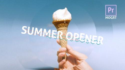 Videohive - Summer Dynamic Opener MOGRT