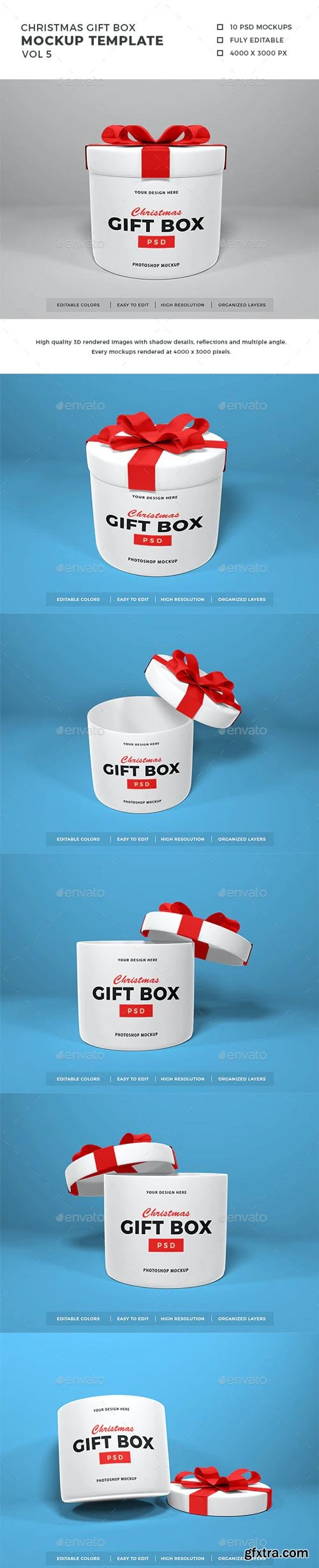 GraphicRiver - Christmas Gift Box Mockup Vol 5 - 29453741