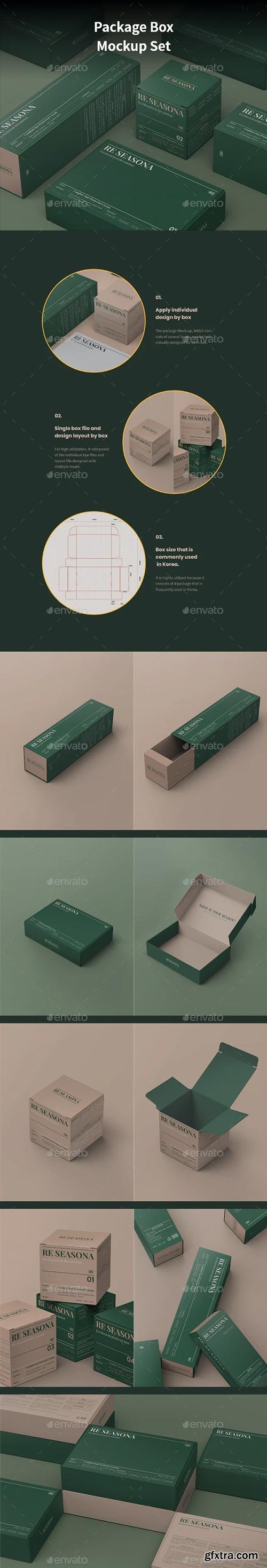 GraphicRiver - Package Box Mockup Set - 29463853