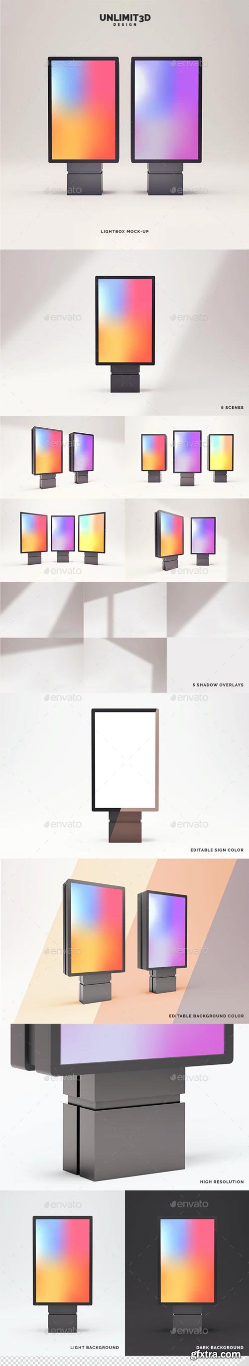 GraphicRiver - Lightbox / Ad Board Mock-up - 29508484