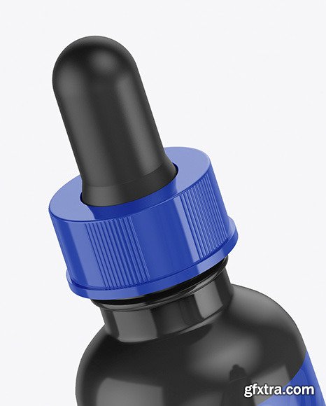 Two Glossy Dropper Bottles Mockup 72740