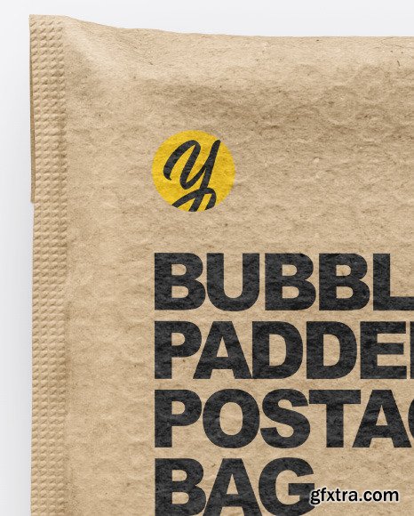 Kraft Paper Postage Bag Mockup 72679