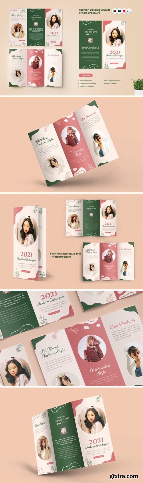 Fashion Catalogue 2021 Trifold Brochure