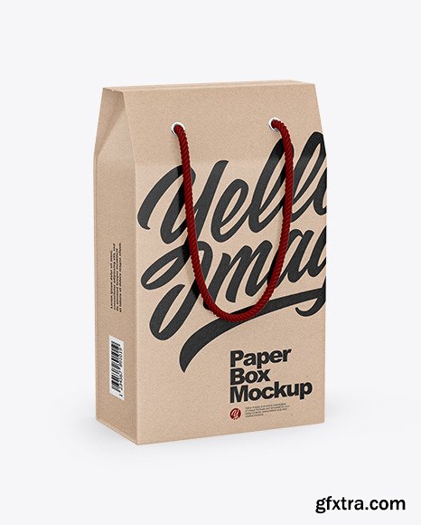 Kraft Packaging Box Mockup 72527