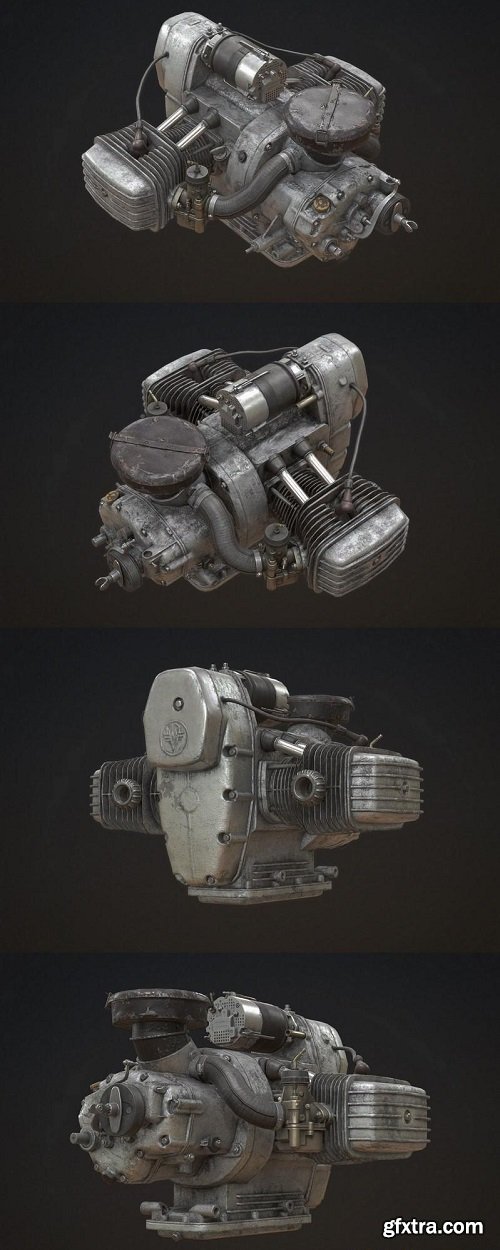 Opposite Engine 3D model