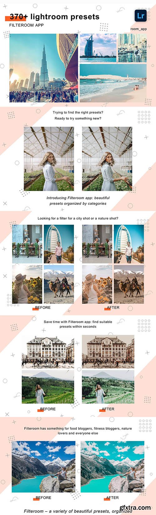 CreativeMarket - 370+ Best Lightroom Mobile Presets 5304960