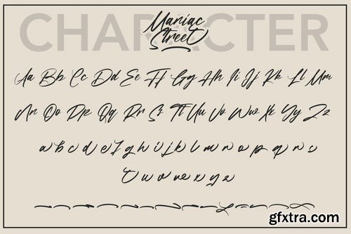 ManiacStreet - Handwritten Script Font