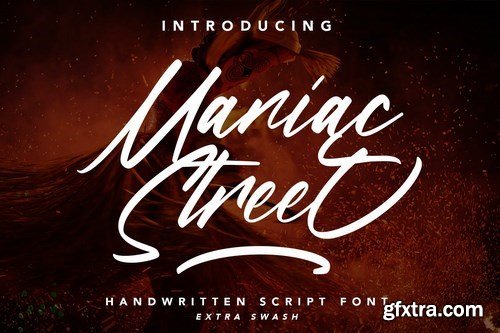 ManiacStreet - Handwritten Script Font