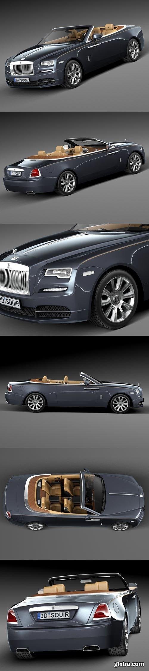 Rolls-Royce Dawn 2017 3d Model