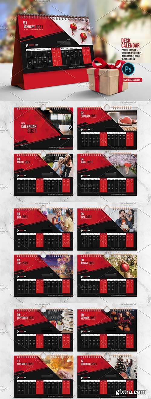 CreativeMarket - Desk Calendar V01 5420460