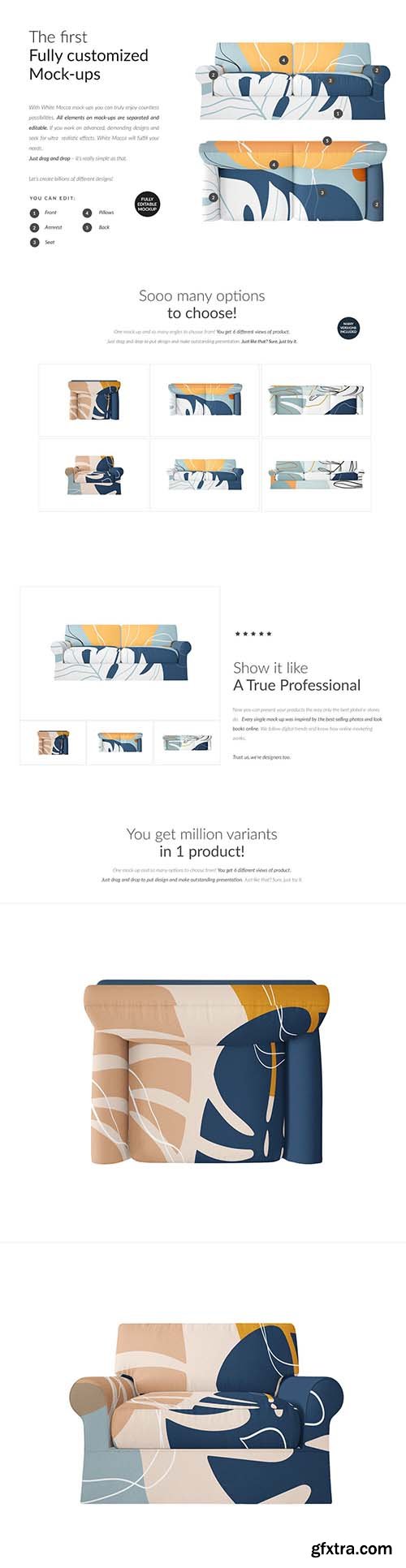 CreativeMarket - Armchair & Sofas p Mock-ups Set 5501376