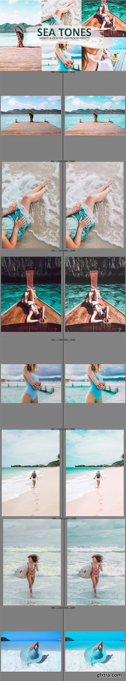 CreativeMarket - Sea Tones Lightroom Presets 5724972