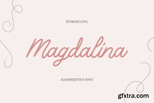 Magdalina - Handwritten Script