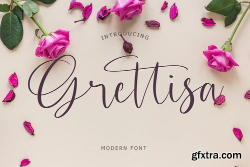 Grettisa Modern Font