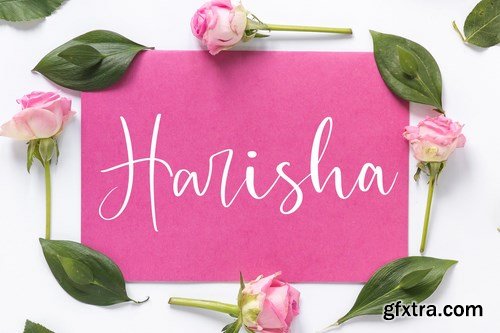 Harisha Modern Script Font