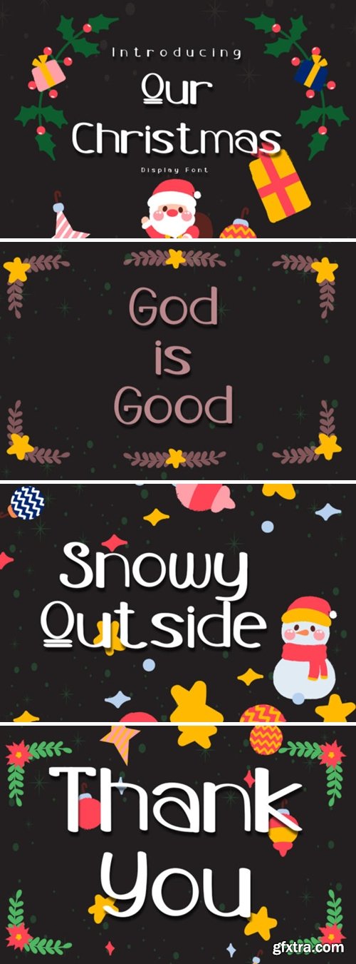 Our Christmas Font