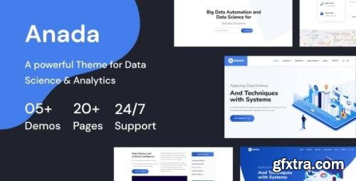 ThemeForest - Anada v1.0 - Data Science & Analytics Saas WordPress Theme - 28914138