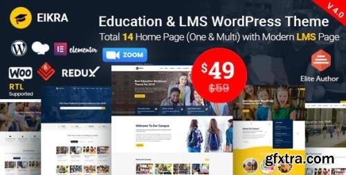 ThemeForest - Eikra v4.2 - Education WordPress Theme - 20950897