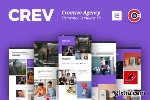 ThemeForest - Crev v1.0.0 - Creative Agency Elementor Template Kit - 29796397