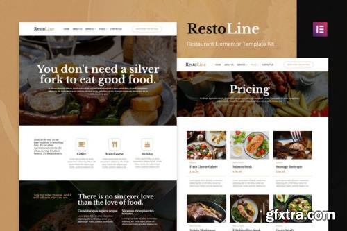 ThemeForest - Restoline v1.0.0 - Restaurant Elementor Template Kit - 29783562