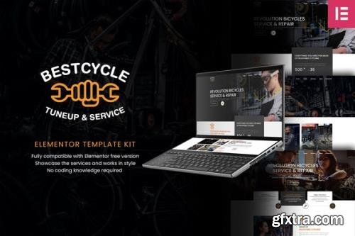 ThemeForest - Bestcycle v1.0.0 - Bicycle Repair & Service Elementor Template Kit - 29785156