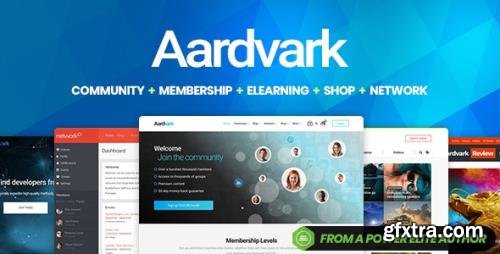 ThemeForest - Aardvark v4.29 - Community Membership BuddyPress Theme - 21281062