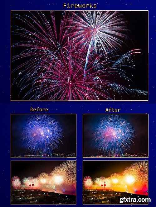 75 Fireworks Lightroom Presets Collection