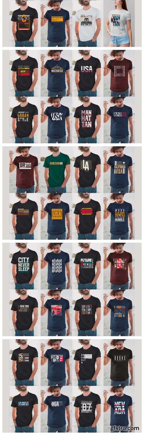 Urban Street T-shirt Design Bundle 6726832