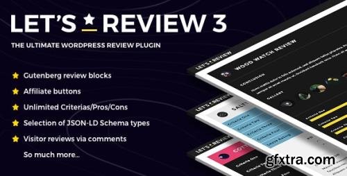 CodeCanyon - Let's Review v3.2.8 - WordPress Plugin With Affiliate Options - 15956777